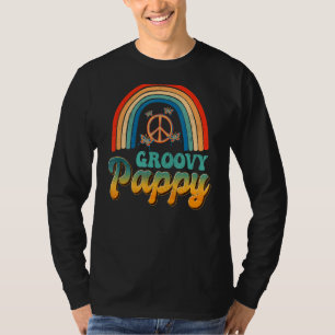 Camiseta Groovy Pappy Rainbow Aestalgia Nostalgia Retro Gor