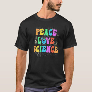 Camiseta Groovy PEACE AMVE SCIENCE Technology Squ STEM