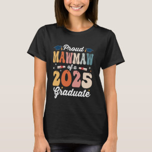 Camiseta Groovy Proud Mawmaw de uma Classe de Formando Gr 2