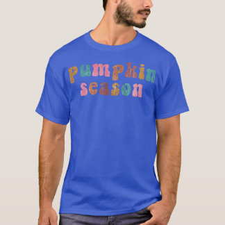 Camiseta Groovy Pumpkin Season It's Fall Y'all Autumn Thank