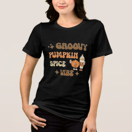 Camiseta Groovy Pumpkin Spice Vibe