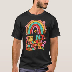 Camiseta Groovy Rainbow No Meu Professor Na Era Da Break De