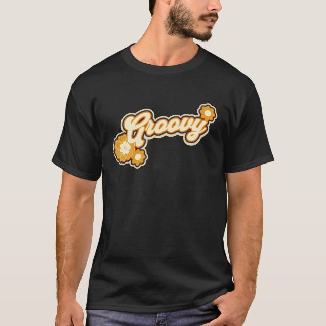 Camiseta Groovy Retro 1970s Style (Frente)