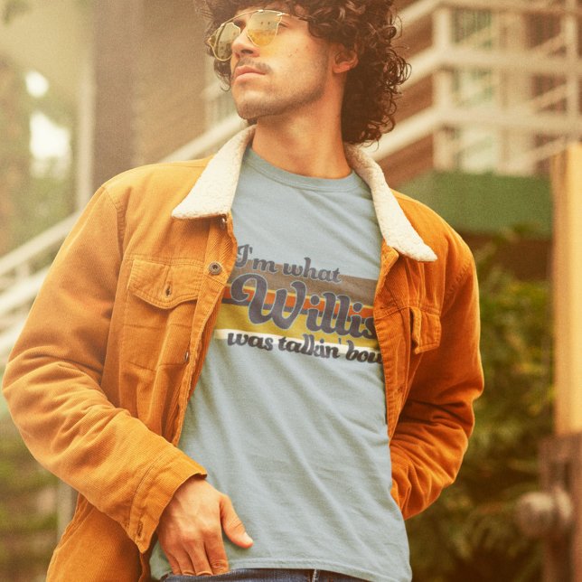 Camiseta Groovy Retro Aestic Lines Engraçada Frase Willis (Criador carregado)