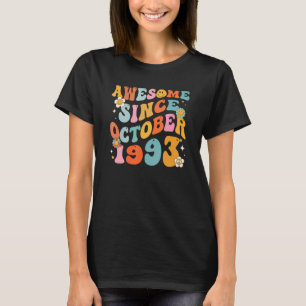 Camiseta Groovy Retro Incrível Desde 1993 29 anos 29