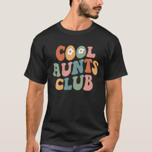 Camiseta Groovy Retro Legal Tias Clube Tia Engraçada Tia Mã