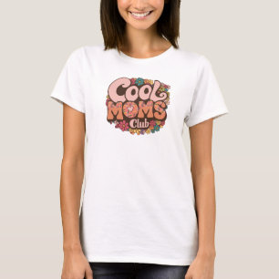 Camiseta Groovy retro Pastel Flores legal Clube mães
