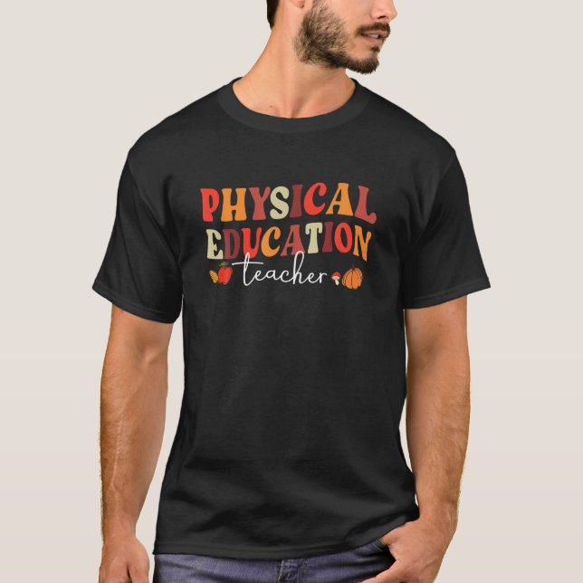 Camiseta Groovy Retro Physical Education Queda Obrigados de (Frente)