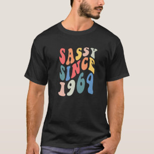 Camiseta Groovy Sassy Desde 1964 1964 Festa de aniversário