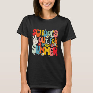 Camiseta Groovy School está fora para professor de graduaçã