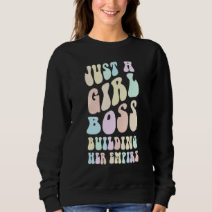 Camiseta Groovy, SOU APENAS UMA GAROTA A CONSTRUIR O SEU IM