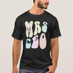 Camiseta Groovy SRA. CEO LADY Esposa Mãe Diva Proprietária