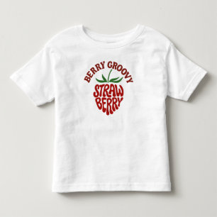 Camiseta Groovy Strawberry Retro 70s Vibes