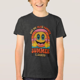 Camiseta Groovy Summer Vibes Smiley Tee
