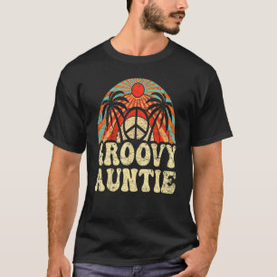 Camiseta Groovy tia 70s Nostalgia estética de 1970 Retro