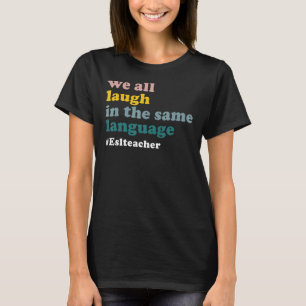 Camiseta Groovy, Todos Rimos Na Mesma Linguagem Ensino de A