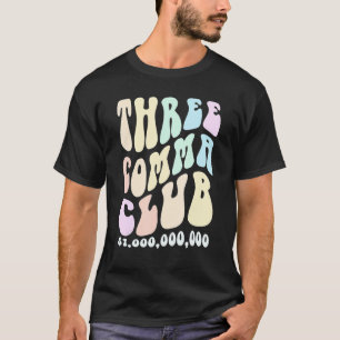 Camiseta Groovy TRÊS CLUB COMMA Futuro Bilionário Bilionári