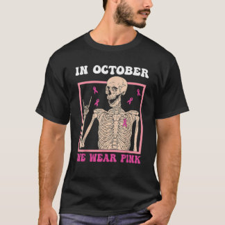Camiseta Groovy Use Rosa Guerreiro Do Câncer De Mama Esquel