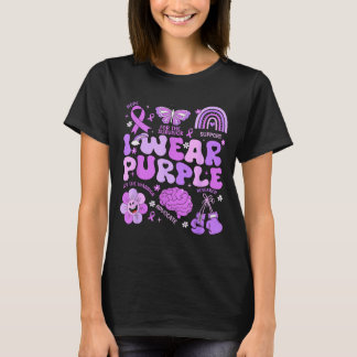 Camiseta Groovy Veste Rixo Suporte Dia de Conscientização s