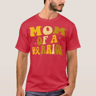 Camiseta Groovy Vintage Infantil Conhecimento do Cancer Mãe