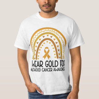 Camiseta Groovy, Visto Dourado para a consciência do Cancer