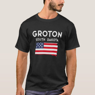 Camiseta Groton South Dakota EUA Estado América Viagem Sul