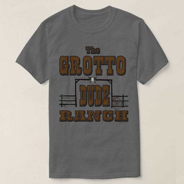 Camiseta Grotto Dude Ranch (Frente do Design)