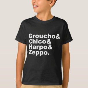 Camiseta Groucho & Chico & Harpo & Zeppo