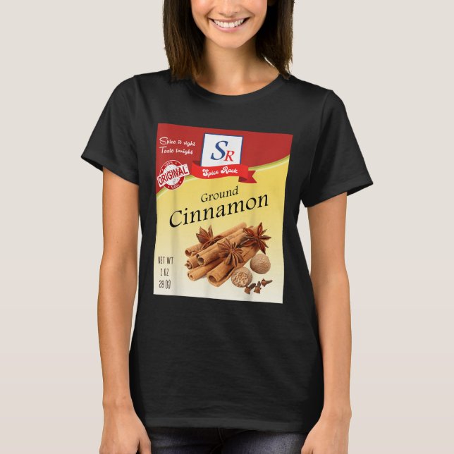 Camiseta Ground Cinnamon Sce Condiment Costume Holiday Sce  (Frente)