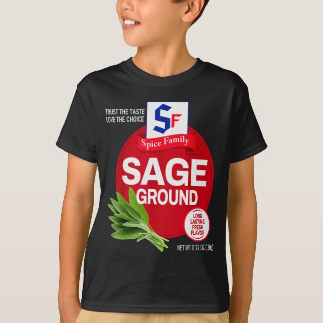 Camiseta Ground Sage Halloween Sce Costume Group Matching  (Frente)