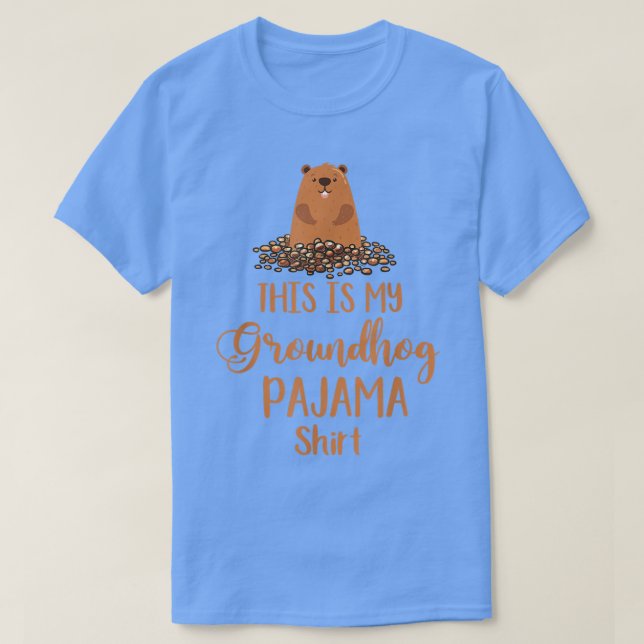 Camiseta Groundhog Costume My Favorite Holiday Boys Girls W (Frente do Design)