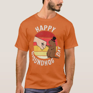 Camiseta Groundhog Day 2021 a Happy Groundhog Day Vintage G