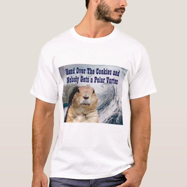 Camiseta Groundhog Day Polar Vortex (Frente)