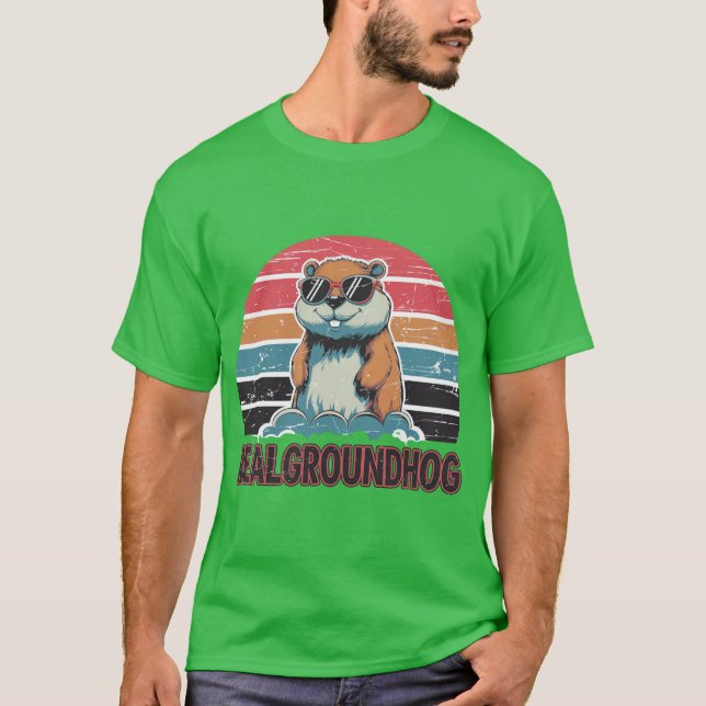 Camiseta Groundhog Real (Frente)