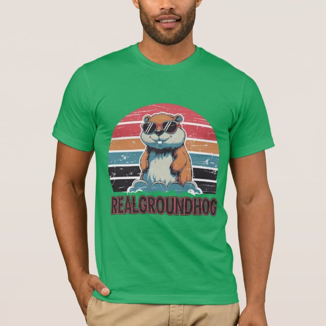 Camiseta Groundhog Real (Frente)