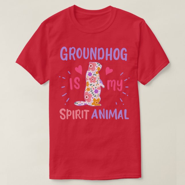 Camiseta Groundhog Spirit 1 (Frente do Design)