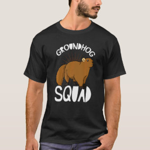 Camiseta Groundhog Woodchuck Marmot Animal Ground Squirrele