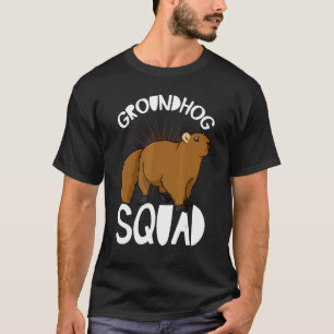 Camiseta Groundhog Woodchuck Marmot Animal Ground Squirrele