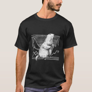 Camiseta Groundhog Woodchuck Rodent Animal Whistler Badger