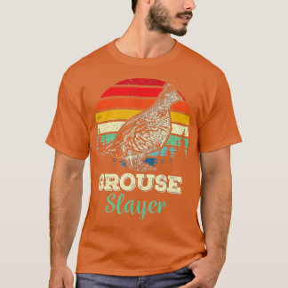 Camiseta Grouse Slayer Funny Ruffed Grouse Bird Hunting Gif