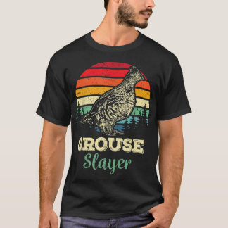 Camiseta Grouse Slayer Funny Ruffed Grouse Bird Hunting Hun
