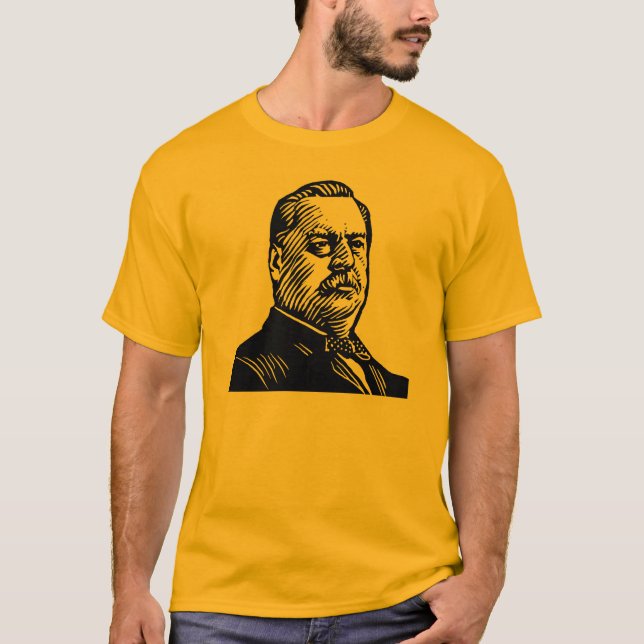 Camiseta Grover Cleveland "24" T dos esportes (Frente)