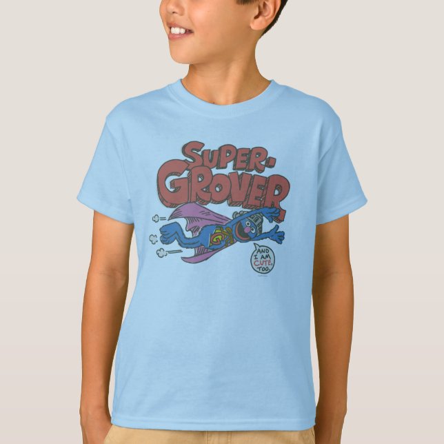 Camiseta Grover Vintage Kids 1 (Frente)