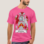 Camiseta Groves Coat of Arms Family Crest<br><div class="desc">Groves Coat of Arms Family Crest  .Check out our family t shirt selection for the very best in unique or custom,  handmade pieces from our shops.</div>