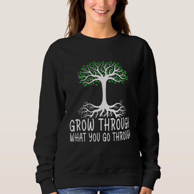 Camiseta Grow Through What You Go Through Passion Inspired  (Frente)