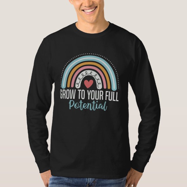 Camiseta Grow To Your Full Potential Occupational Therapy Q (Frente)