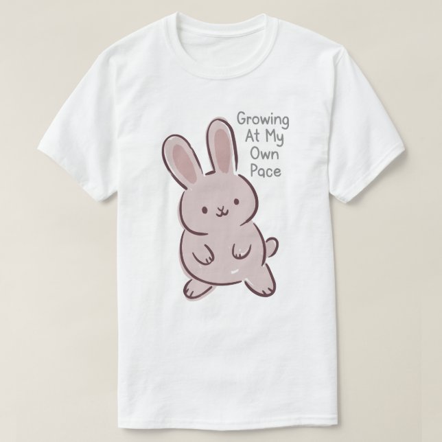 Camiseta Growing At My Own Pace (Frente do Design)