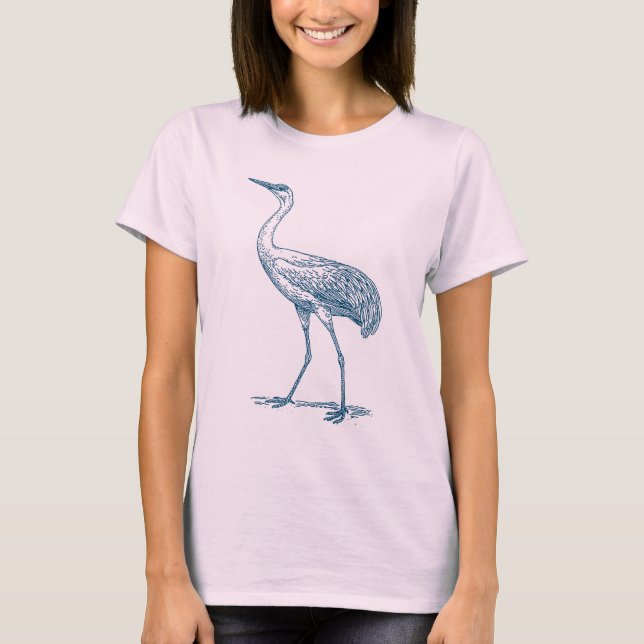 Camiseta Grua - Azul Oceano (Frente)