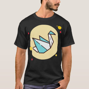 Camiseta Grua de arte origami