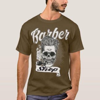 Camiseta Grua de compro de barbeiro fumando cachimbo
